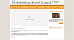 Desktop Screenshot of cambridgeschoolrewari.com